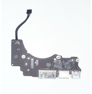 Notebook DC Jack Audio USB IO Board for Apple MacBook Pro 13" A1502 2013 2014 pulled - small