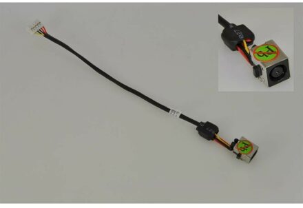 Notebook DC power jack harness for Dell Vostro 1710 1700 - small