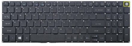Notebook keyboard for Acer Aspire 3 A315 without backlit - small