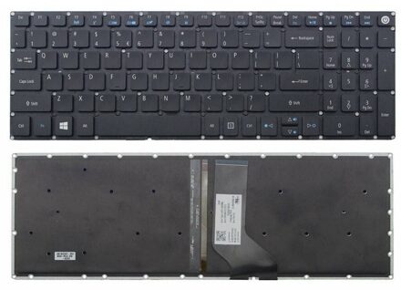 Notebook keyboard for Acer Aspire E5-522 E5-573 VN7-572 backlit - small