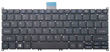 Notebook keyboard for Acer TravelMate B115-M B115-MP backlit - small