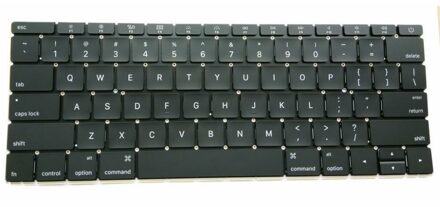 Notebook keyboard for Apple Macbook 12" 2015 A1534 black - small