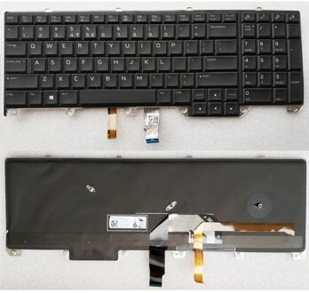 Notebook keyboard for Dell Alienware M17 17 R4 R5 with backlit - small