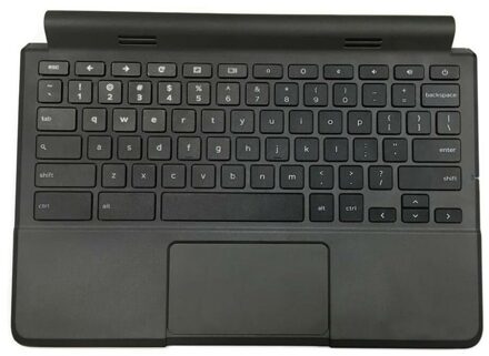 Notebook keyboard for Dell Chromebook 11 2 3120 with topcase touchpad pulled - small