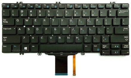 Notebook keyboard for Dell Latitude 5280 5288 7280 with backlit - small