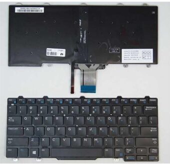 Notebook keyboard for Dell Latitude E5250 without frame with backlit - small