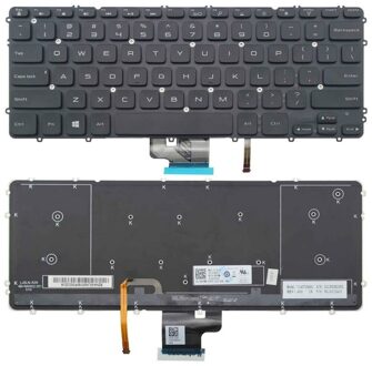 Notebook keyboard for Dell Precision M3800 with backlit - small