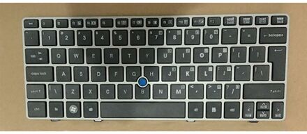 Notebook keyboard for HP Elitebook 2560P 2570P with silver frame