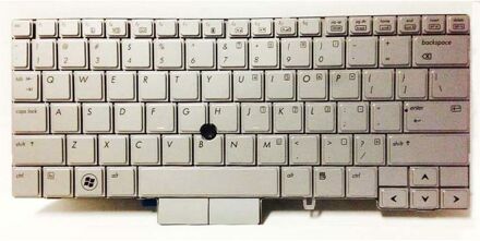 Notebook keyboard for HP Elitebook 2740P with pointstick Silver