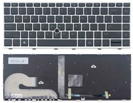 Notebook keyboard for HP EliteBook 745 840 G5 G6 with backlit