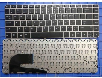 Notebook keyboard for HP EliteBook 745 G3 745 G4 840 G3 840 G4 with silver frame OEM - small