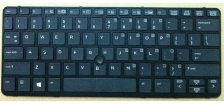 Notebook keyboard for HP Elitebook 820 G1 820 G2 720 G1 720 G2 with pointstick with frame - small