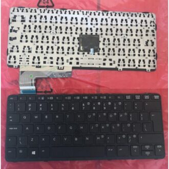 Notebook keyboard for HP Elitebook 820 G1 820 G2 with pointstick black frame big 'Enter' - small