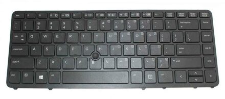 Notebook keyboard for HP EliteBook 840 G1 840 G2 850 G1 850 G2 with pointstick frame backlit - small