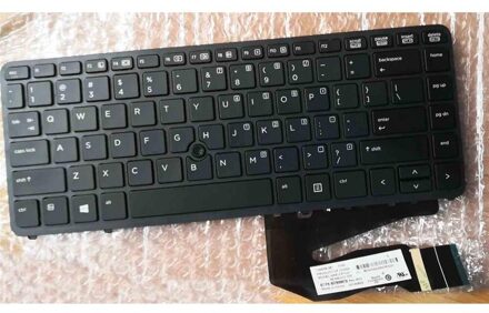 Notebook keyboard for HP EliteBook 840 G1 840 G2 850 G1 850 G2 with pointstick frame