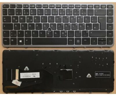 Notebook keyboard for HP EliteBook 840 G1 G2 850 G1 G2 with pointstick frame backlit German