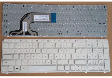 Notebook keyboard for HP Pavilion 15-N 15-E with frame white - small
