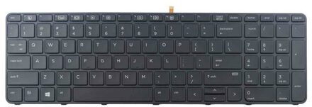 Notebook keyboard for HP Probook 450 470 G3 G4 650 G2 G3 G4 with frame backlit - small