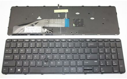 Notebook keyboard for HP Probook 450 G3 455 G3 470 G3 with point stick frame backlit