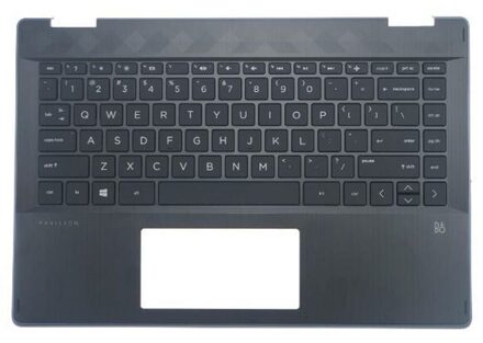 Notebook keyboard for HP X360 14-DH with topcase pulled - small