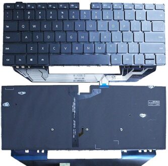 Notebook keyboard for Huawei MateBook X Pro MACH-W19 with backlit - small