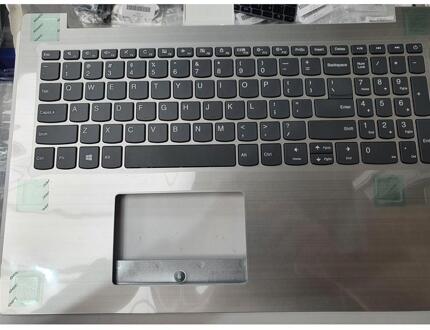 Notebook keyboard for Lenovo IdeaPad 320-15IAP with topcase silver