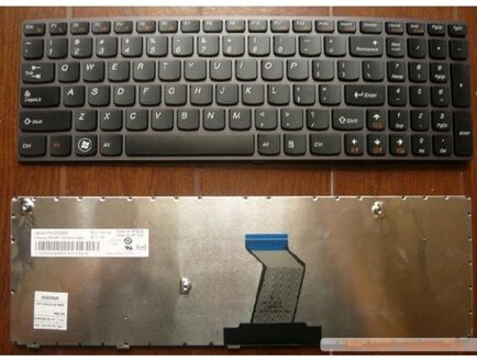 Notebook keyboard for Lenovo Ideapad B570 B575 Z575 Z570 series grey frame - small