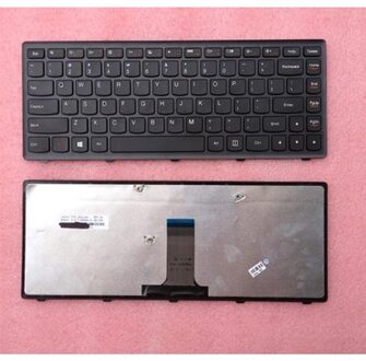 Notebook keyboard for Lenovo IdeaPad G400 G405 Z410 Flex 14 black frame - small