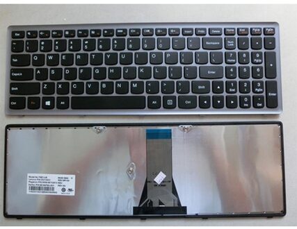 Notebook keyboard for Lenovo IdeaPad G500S G505S S500 Z510 Flex 15 silver frame - small