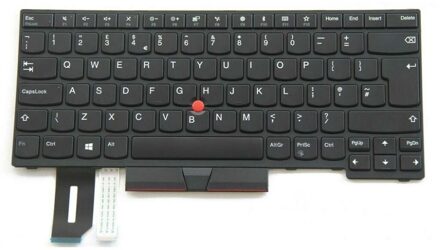 Notebook keyboard for Lenovo ThinkPad E480 L480 T480s with backlit big 'Enter' - small