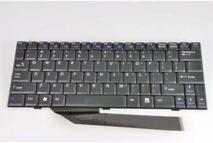 Notebook keyboard for MSI U100 black