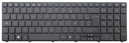 Notebook keyboard for Packard Bell EasyNote LJ61 TJ65 Gateway NV52 Azerty - small