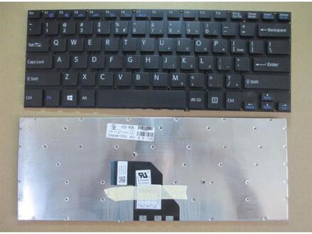 Notebook keyboard for Sony SVF14 SVF143A1QT SVF142A23T black