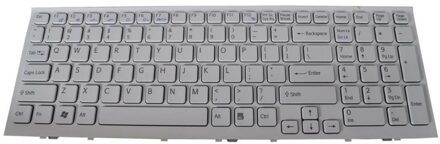 Notebook keyboard for SONY VPC-EH VPCEH EH-111T EH-112T EL-212T VPC EH white ,1 srew on backside - small