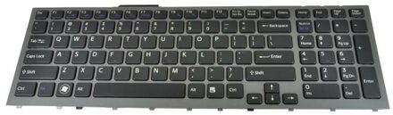 Notebook keyboard for SONY VPC-F11 VPC-F12 VPC-F13 backlit grey background - small