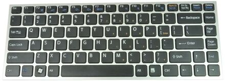 Notebook keyboard for SONY VPC-Y2 VPC-Y11 silver frame