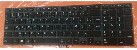 Notebook keyboard for Toshiba Satellite P50 P50-A P50-B P55 P55-A backlit AZERTY - small