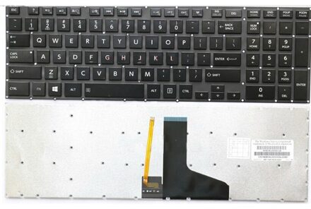 Notebook keyboard for Toshiba Satellite P50 P50-A P50-B P55 P55-A backlit - small