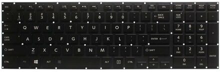 Notebook keyboard for Toshiba Satellite P50 P50-A P50-B P55 P55-A backlit - small