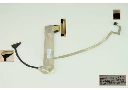 Notebook lcd cable for Acer Aspire 4332 4732 Aspire One D525 D725 50.4BW03.001 - small