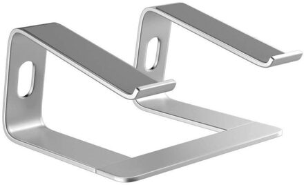 Notebook Ondersteuning Bracket Stand Licht Laptop Houder Aluminium Riser Voor Macbook Air Pro Desktop Pc Computer In Office Home Zilver