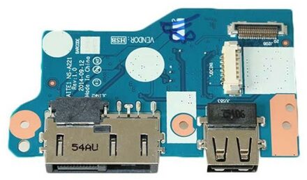 Notebook USB/Audio Board for Lenovo E550 NS-A221 without cable pulled - small
