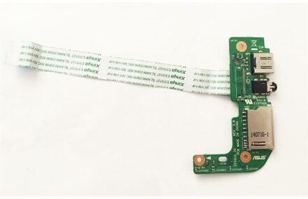 Notebook USB Port Audio Jacks Board for Asus X555L X555LD with cable pulled