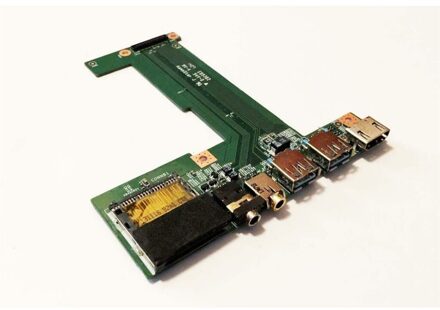 Notebook USB Port Audio Jacks Board for MSI GP70 MS-1758B pulled - small