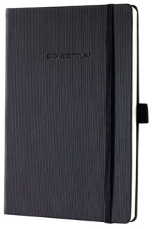 Notitieboek Conceptum CO120 A5 zwart blanco