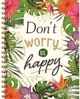 Notitieboek - Don't worry, be happy
