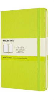Notitieboek Large (13x21 cm)  Blanco Harde Kaft Limoen Groen