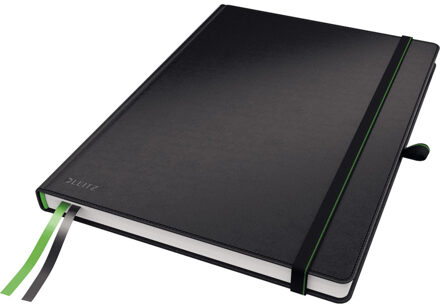 Notitieboek Leitz Complete hardcover A4 gelinieerd zwart