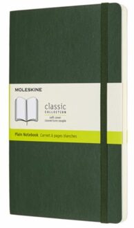 Notitieboek Moleskine L 130x210mm blanco myrtle green