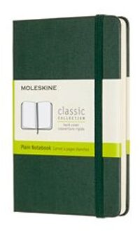 Notitieboek-Pocket-Blanco-Groen-Harde Kaft